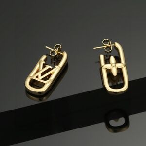 Louis Vuitton letter earrings